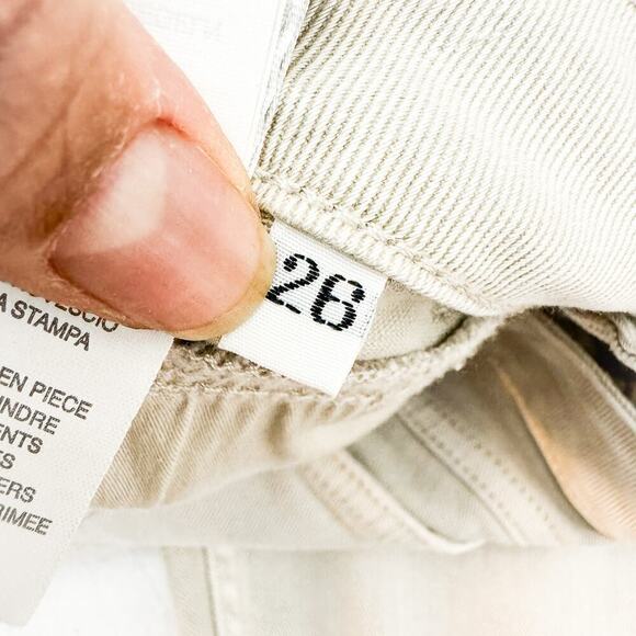 Closed Starlet Beige/Grey Khaki Wash Skinny Denim Jeans Size 26 Italy - Picture 9 of 10